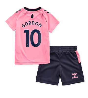 Everton Anthony Gordon #10 Bortedraktsett Barn 2022-23 Kortermet (+ Korte bukser)